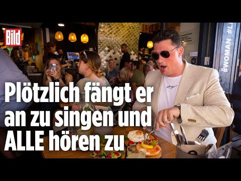 Supertalent-Gewinner Ricardo Marinello crasht Restaurant in Köln