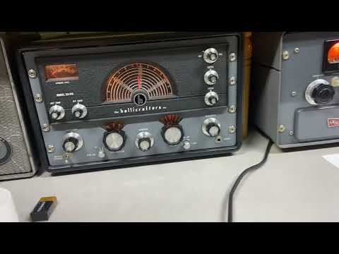 Hallicrafters SX-115, CE 200V single VFO setup