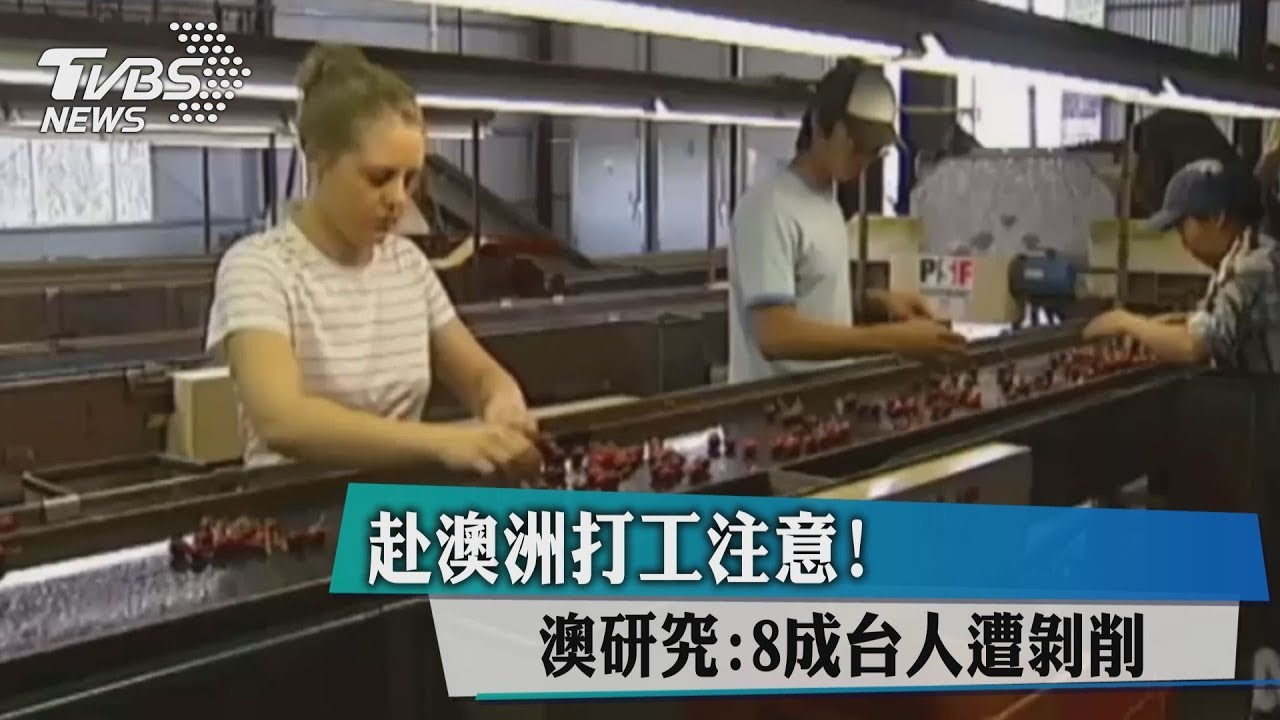 赴澳洲打工注意！　澳研究：8成台人遭剝削