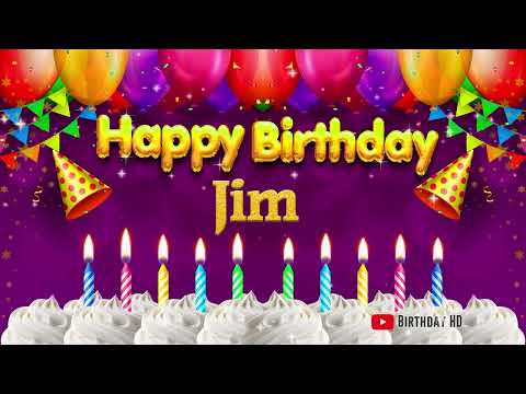 Jim Happy birthday To You - Happy Birthday song name Jim 🎁