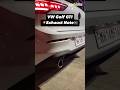 Volkswagen Golf GTI Mk8 5 Exhaust Note