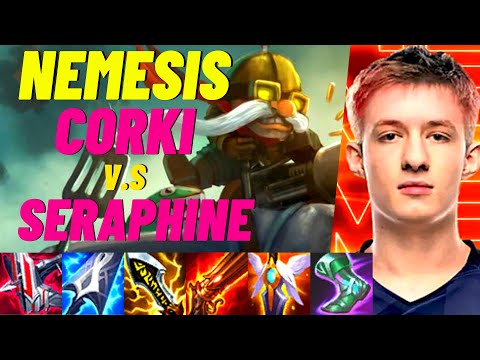 NEMESIS PLAYS CORKI VS SERAPHINE MID |EUW CHALLENGER PATCH 11.4| [League of Legends] Full Gameplay