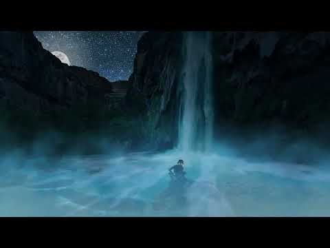 The Lord of the Rings - The Forbidden Pool Ambience (4K) | waterfall sounds