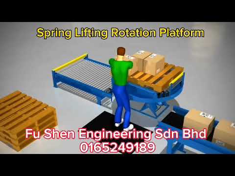 Fushen Spring Rotation Lifting Platform in Malaysia 