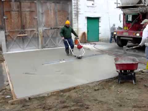 Power Screed Operation   REGLE V