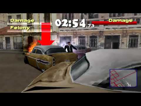 [PS1] Driver 2 - Walkthrough #6 - Havana: Find The Clue