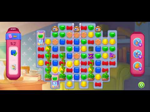 Homescapes level 8364 Super Hard level (+5moves)