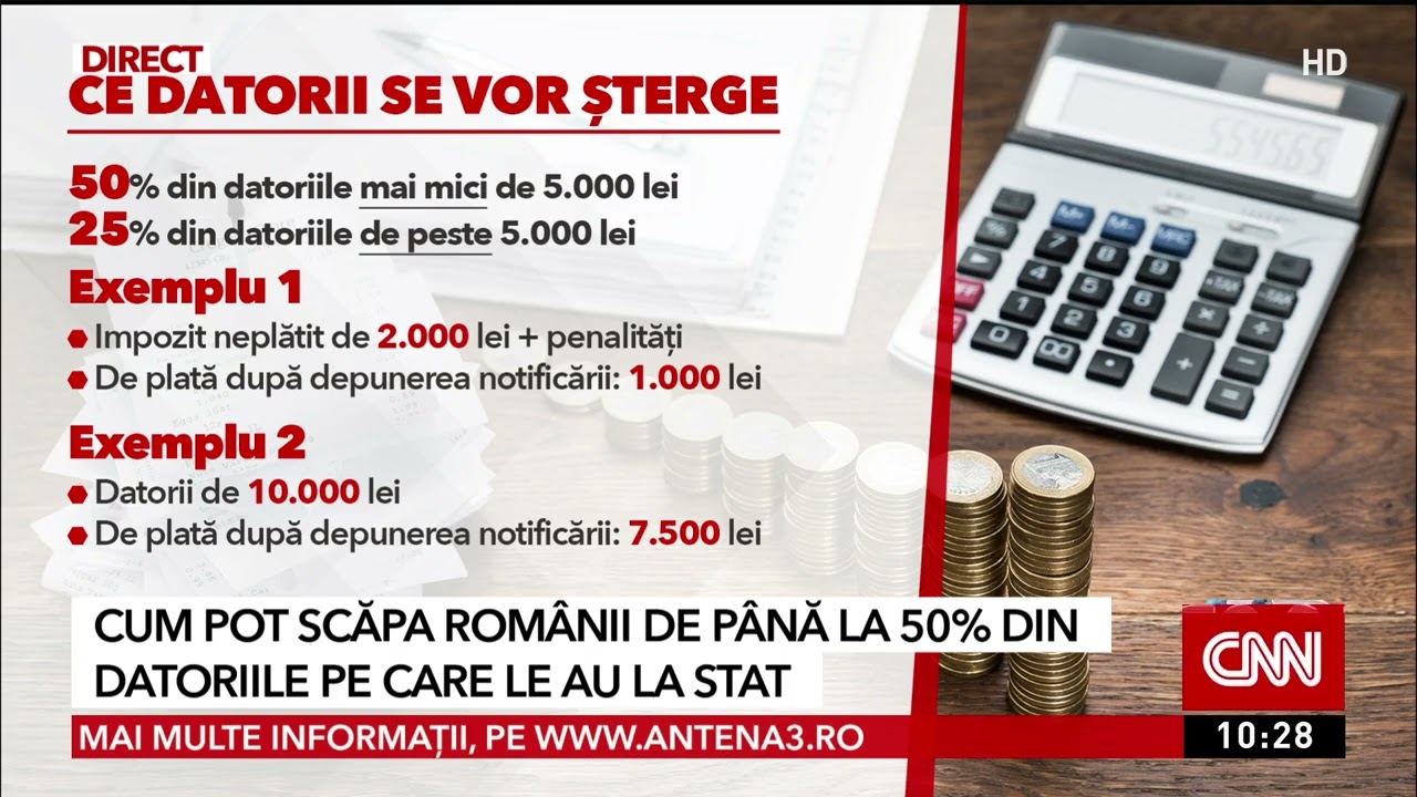 Cum pot scăpa românii de peste 50% din datoriile pe care le au la stat