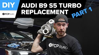 Audi S5 Turbocharger Replacement DIY (2018-2025 Audi B9 S4, S5 Sportback, SQ5, C8 A6, 3.0T Engine)