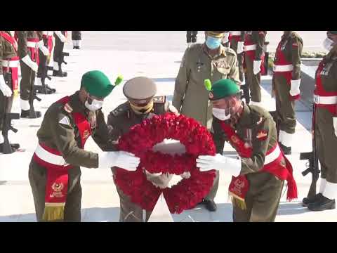 Press Release No 43/2021, Maj Gen Commander Qatar Emiri Land Forces called on COAS -3 Mar 2021(ISPR)