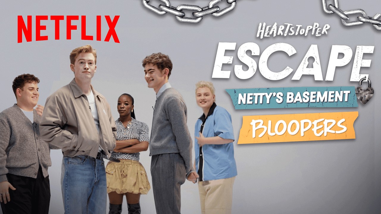 Heartstopper Escape Netty’s Basement Bloopers | Netflix