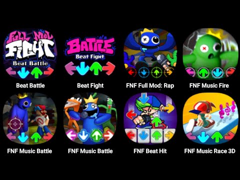 FNF Rainbow Friends, Beat Battle, Beat Fight, FNF Full Mod, Rap Star Battle, Raptime Battle - YouTube