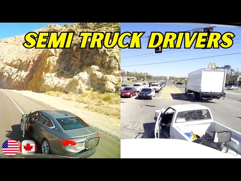 OMG Moments Caught By Semi Truck Drivers  - 2