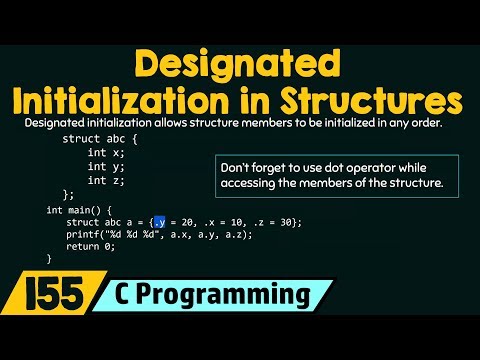 Designated Initialization in Structures