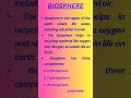What is Biosphere || geography #definition || get knowledge
