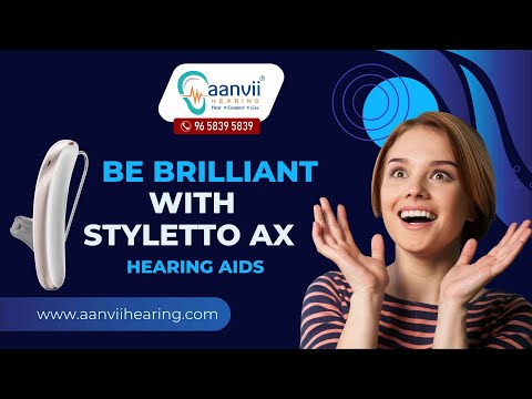 Styletto AX - World's first slim RIC Hearing Aid | Aanvii Hearing