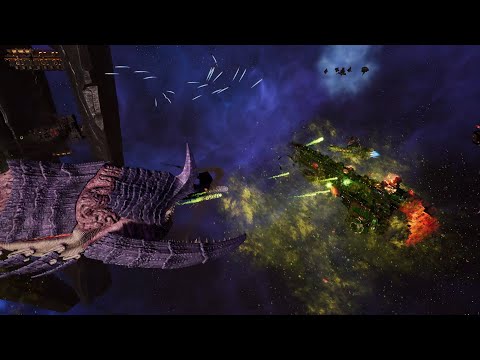 Skalgrim Mod 2021: Pyroclastic Titan - Tyranids vs Space Marines - Battlefleet Gothic Armada 2