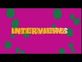 Interviews SUBSCRIBE