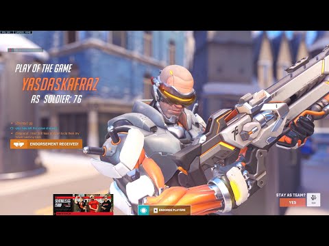 POTG! SUREFOUR INSANE SOLDIER 76 GAMEPLAY OVERWATCH 2 SEASON 2