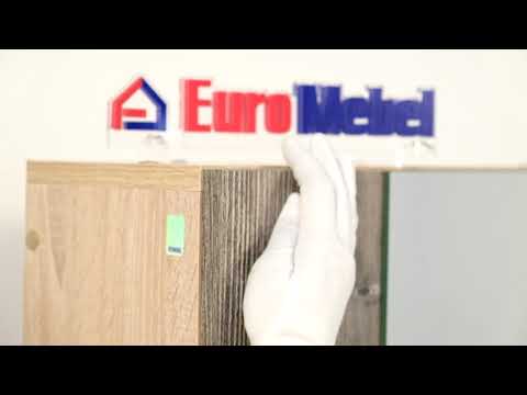 ВидеоОбзор EuroMebel: Навесной шкаф с зеркалом, коллекции Визит 1