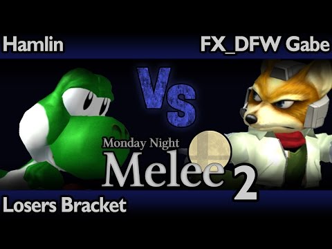 MNM2 Melee - Hamlin (Yoshi) vs FX_DFW Gabe (Fox) - Losers Bracket