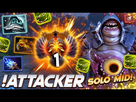 Attacker Pudge TOP 1 Solo Mid - Dota 2 Pro Gameplay [Watch & Learn]