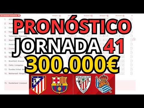 Football Pools Prediction Matchday 41 | €300,000💰