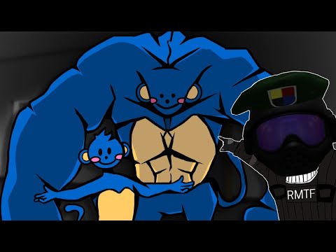 Soloing the alpha monke alone(Monke game funny moments)