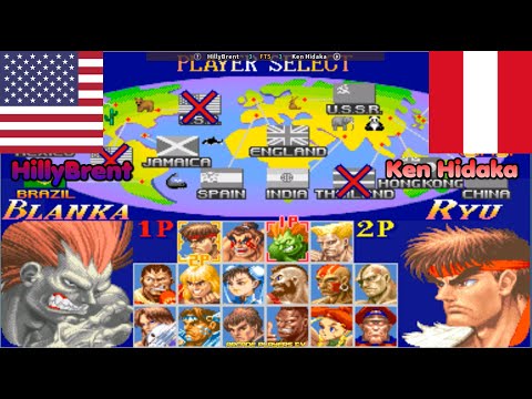 Super Street Fighter 2: The New Challengers ➤ HillyBrent (Usa) vs Ken Hidaka (Peru) ssf2
