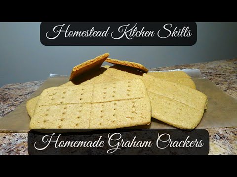 Homemade Graham Crackers Recipe | Graham Crackers Recipe | Homestead Kitchen Skills