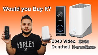 E340 Video Doorbell and S380 Home Base - Local Storage, Advanced Encryption, and No Monthly Fees!