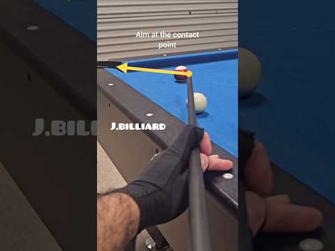 Aiming the Thin Cut Shot | Pool Tips for Accuracy #8ballpool #poolshots #billiards