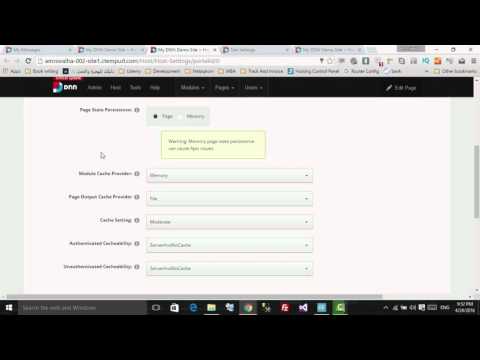DNN Site Administration - Host Settings
