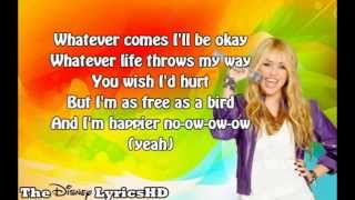 Hannah Montana - Que Sera Lyrics