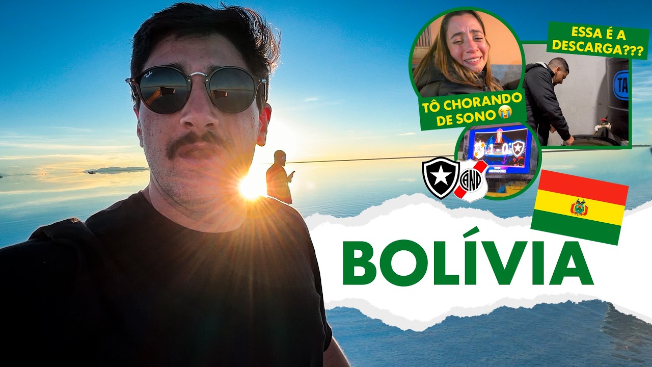 SAGA NA BOLÍVIA COM O BOTAFOGO! 🇧🇴 ALTITUDE, TRANCADOS NA RUA E SALAR DE UYUNI | VLOG DO BRAUNE