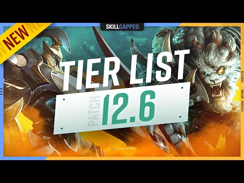 NEW TIER LIST for PATCH 12.6: Hecarim GUTTED?! - League of Legends