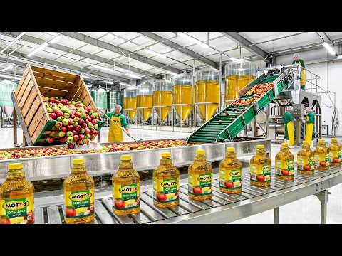 How Apple Juice Is Made In Factory