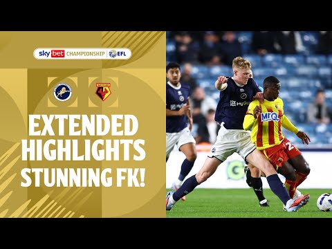🎯 SUPERB FK! | Millwall v Watford extended highlights