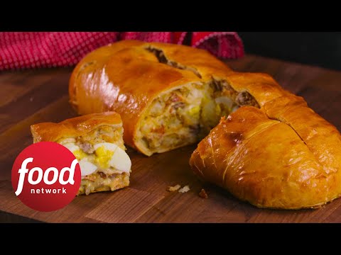 Seriously Stuffed Breakfast Garbage Bread | Food Network