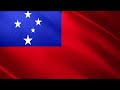 Samoa Flag Waving Animation Free 4k Stock Footage 2 Min Loop