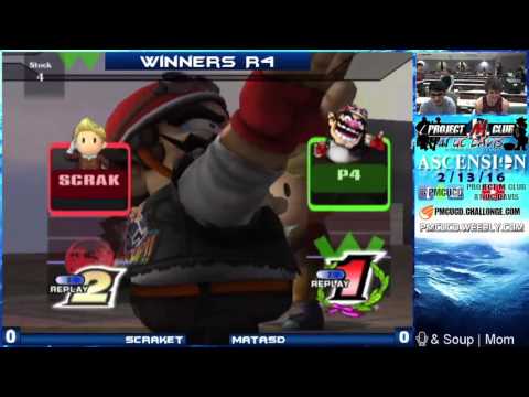 "Ascension 2/13/16" - Scraket (Lucas) v. Matasd (Wario) - Winners Quarters