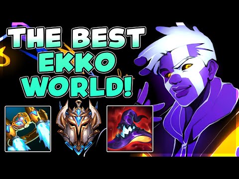 THIS IS HOW THE BEST EKKO WORLD PLAYS ! XIAO LAO BAN LIVE!
