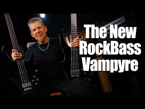 Warwick RockBass Vampyre, 4-String - Solid Black High Polish image 9