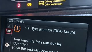 BMW ABS Sensor replacement. Stability control and tyre pressure monitoring lights