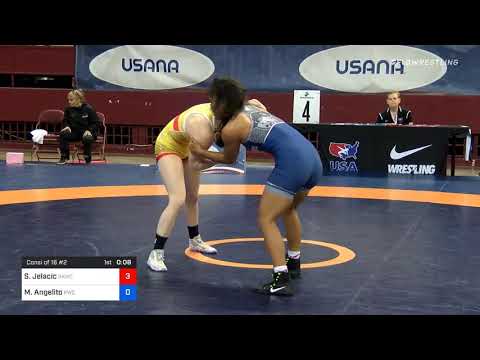 53 Kg Consolation Stefana Jelacic Sunkist Kids Wrestling Club Vs Madison Angelito Patriot Wrestlin