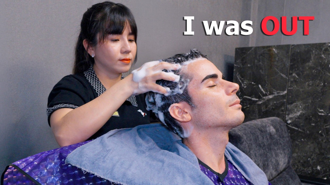 ASMR: I was out in minutes | Full Service Barbershop Massage in Vietnam