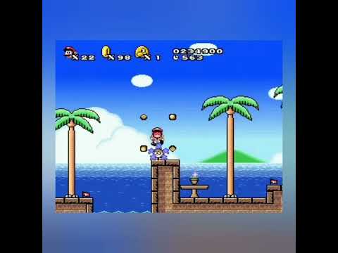 SMW Custom Music Track 394 - (New Super Mario World 2: Around The World - Player Down (Beach))