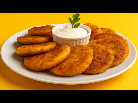 Con SOLO 3 PAPAS Haz Estas TORTITAS de PAPAS Fáciles, Ricas y Económicas para tu Familia! 🥔