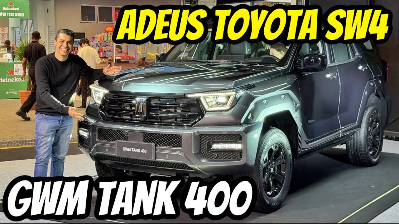 NOVO GWM TANK 400 - LANÇAMENTO NO BRASIL! MAIS BARATO QUE TOYOTA SW4!