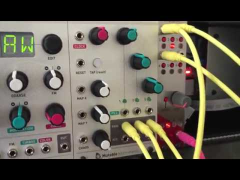 Mutable Instruments GRIDS and soundmachines SD1 Simpledrum.